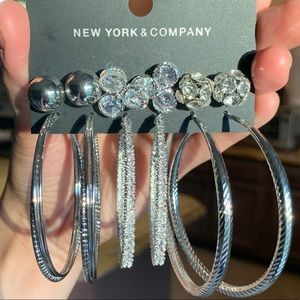 New York & Company: 6 NWT Pairs Earring Set